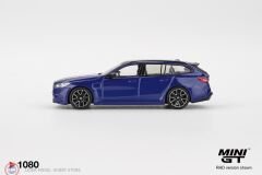 1:64 Mini GT 2024 BMW M5 Touring Marina Bay Blue Metallic