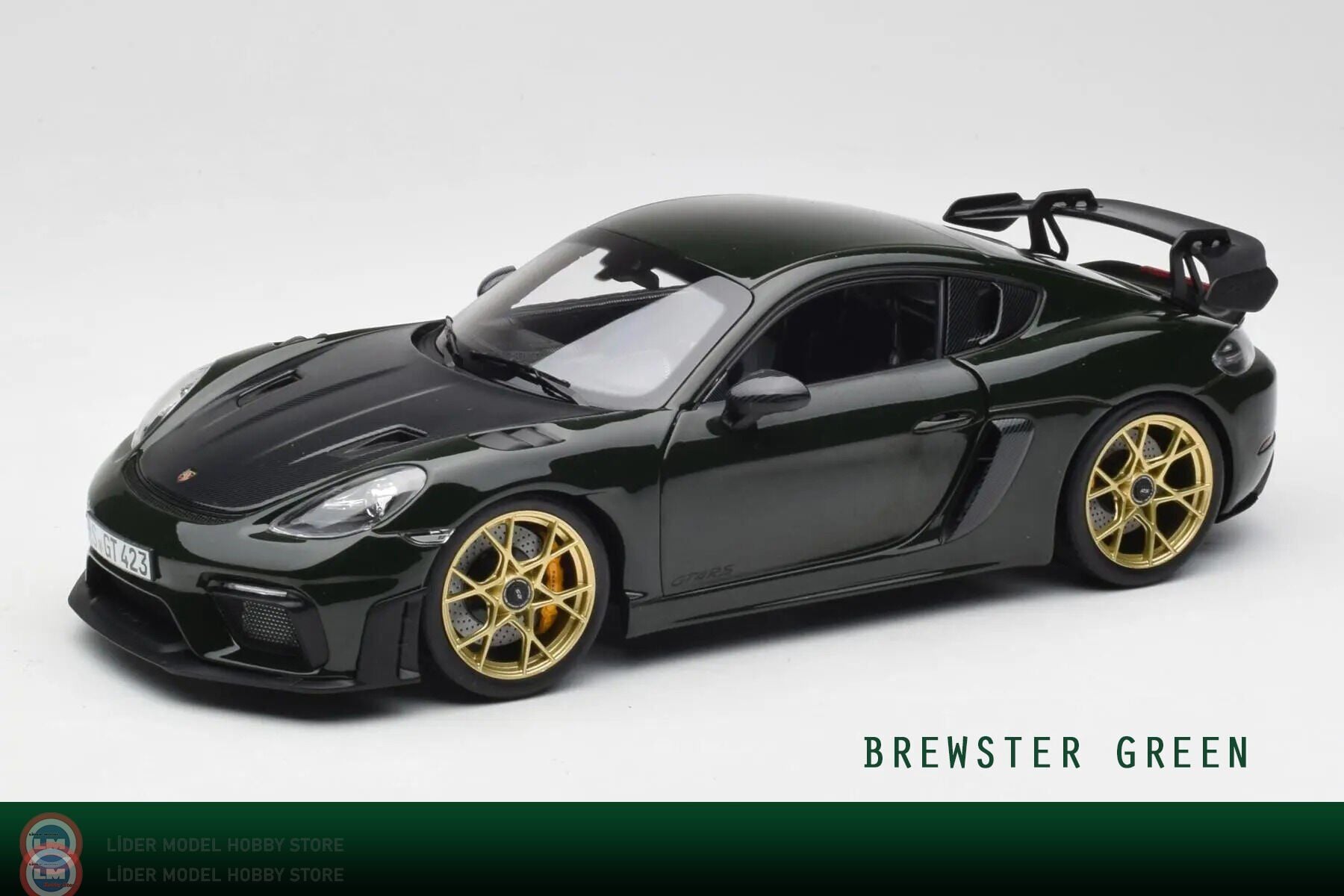 KUSURLU 1:18 Norev Porsche Cayman GT4 RS Weissachpackage