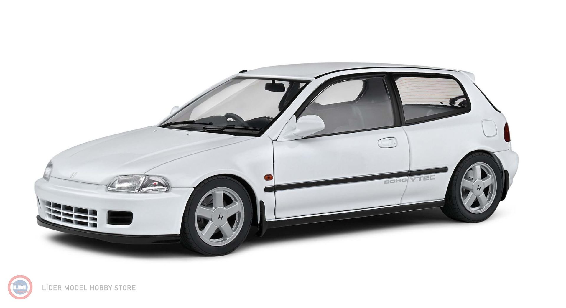 Solido - 1:18 Solido 1991 Honda Civic (EG6) - Frost White - 3.388