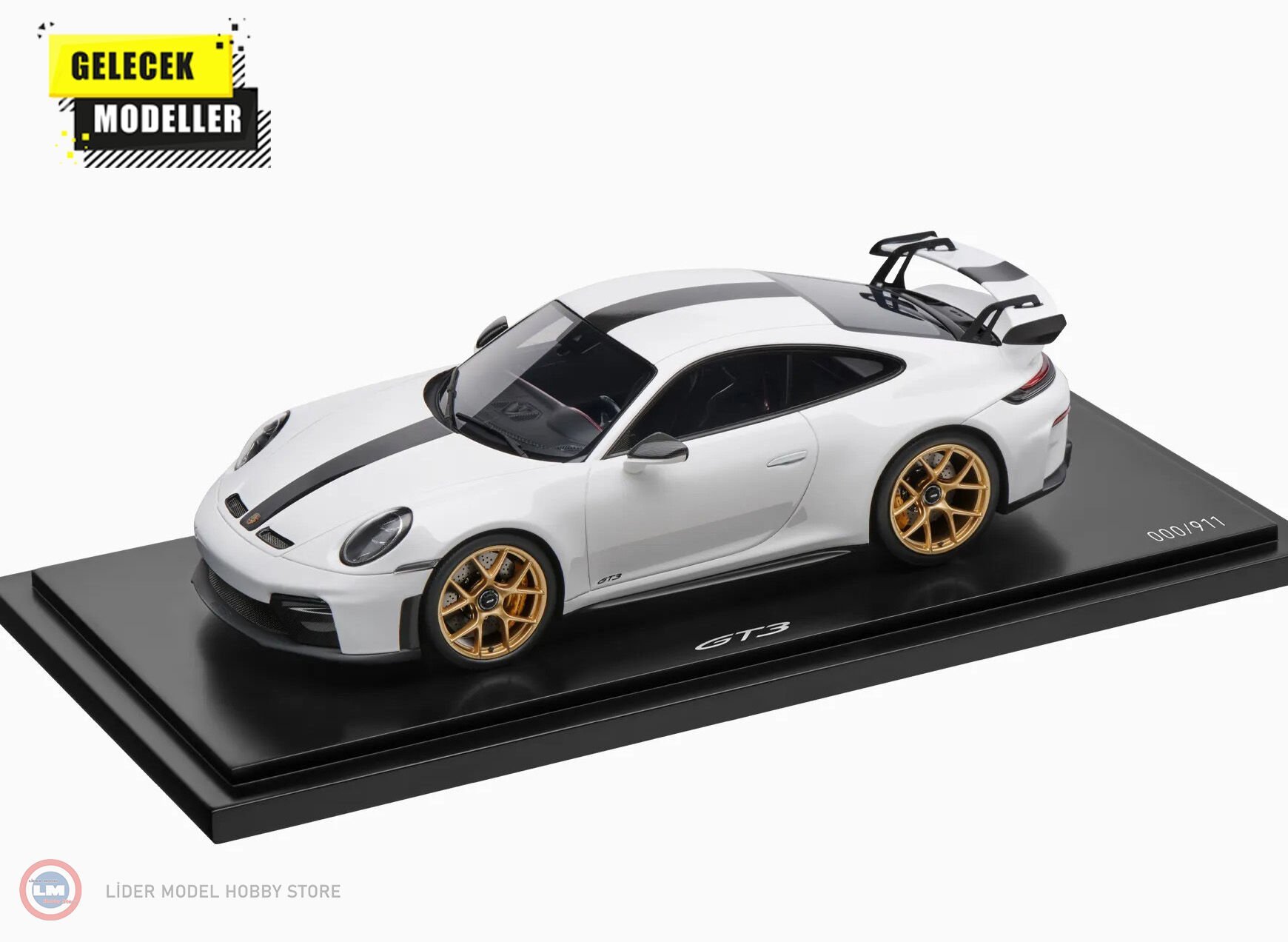 1:18 Spark 2024 PORSCHE 911 GT3 (992.2) White