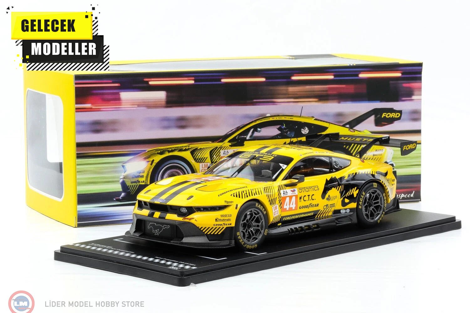 1:18 IXO Ford Mustang GT3 #44 24h LeMans 2024 Proton Competition