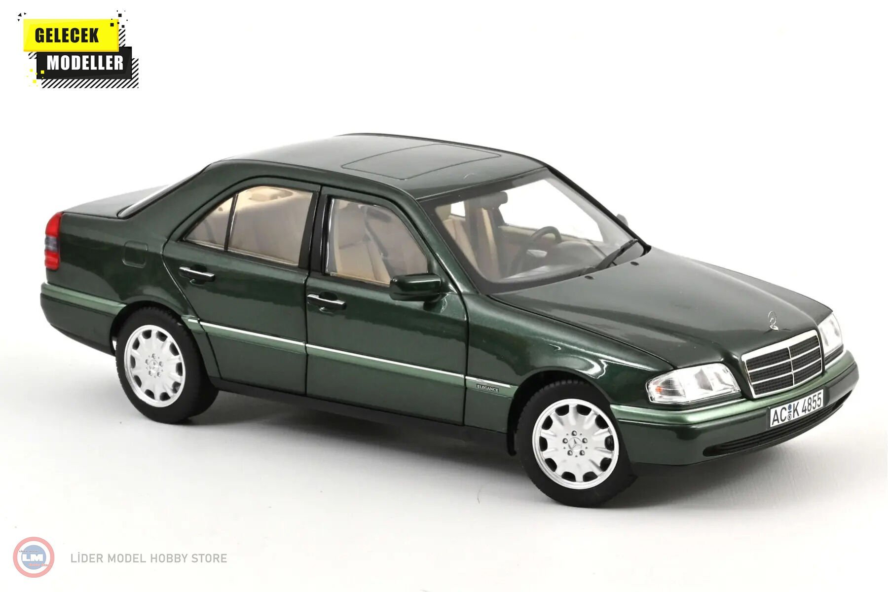1:18 Norev 1993 Mercedes Benz C Class W202 Vert Malachite
