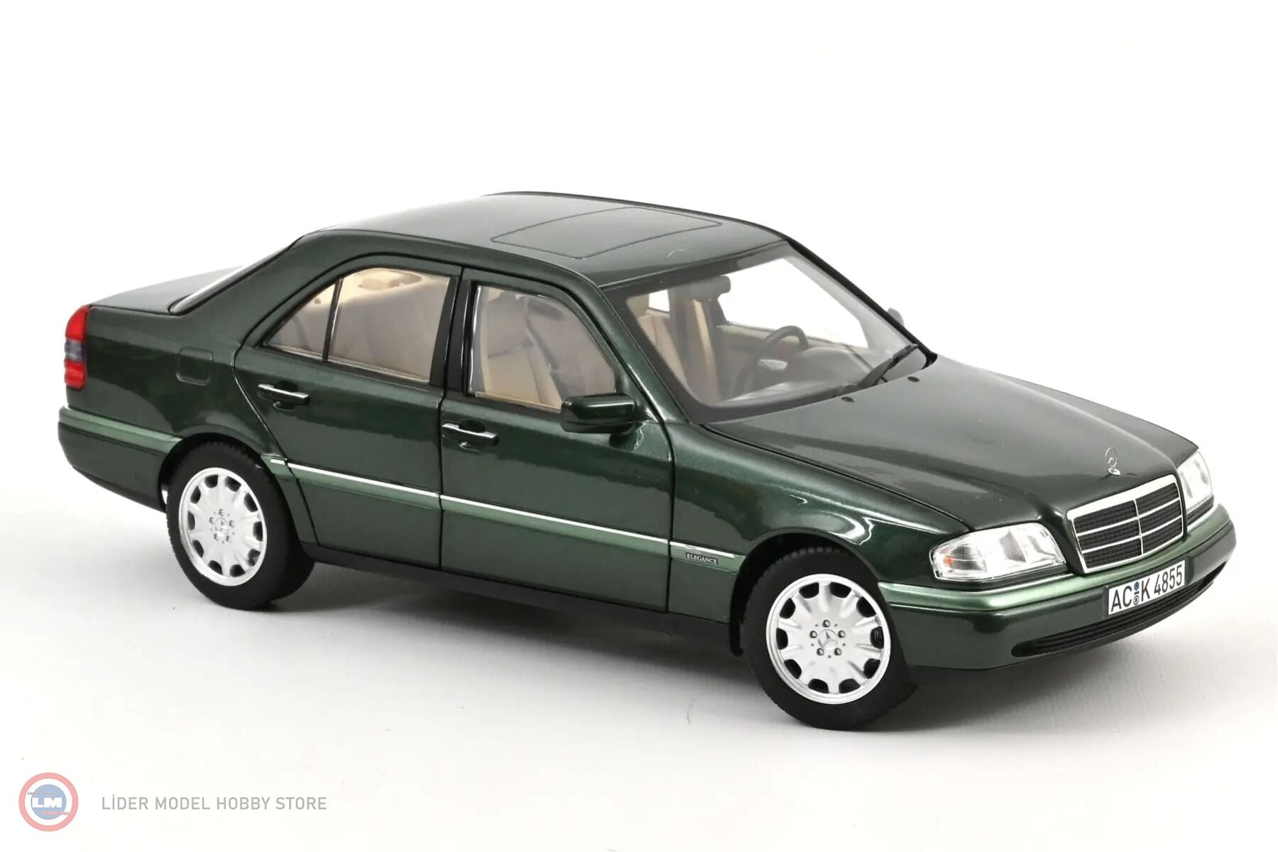 1:18 Norev 1993 Mercedes Benz C Class W202 Vert Malachite