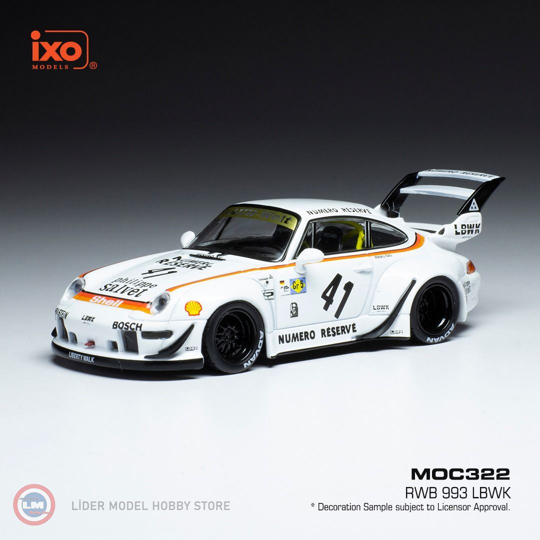 1:43 IXO 1996 Porsche RWB 993 LBWK #41