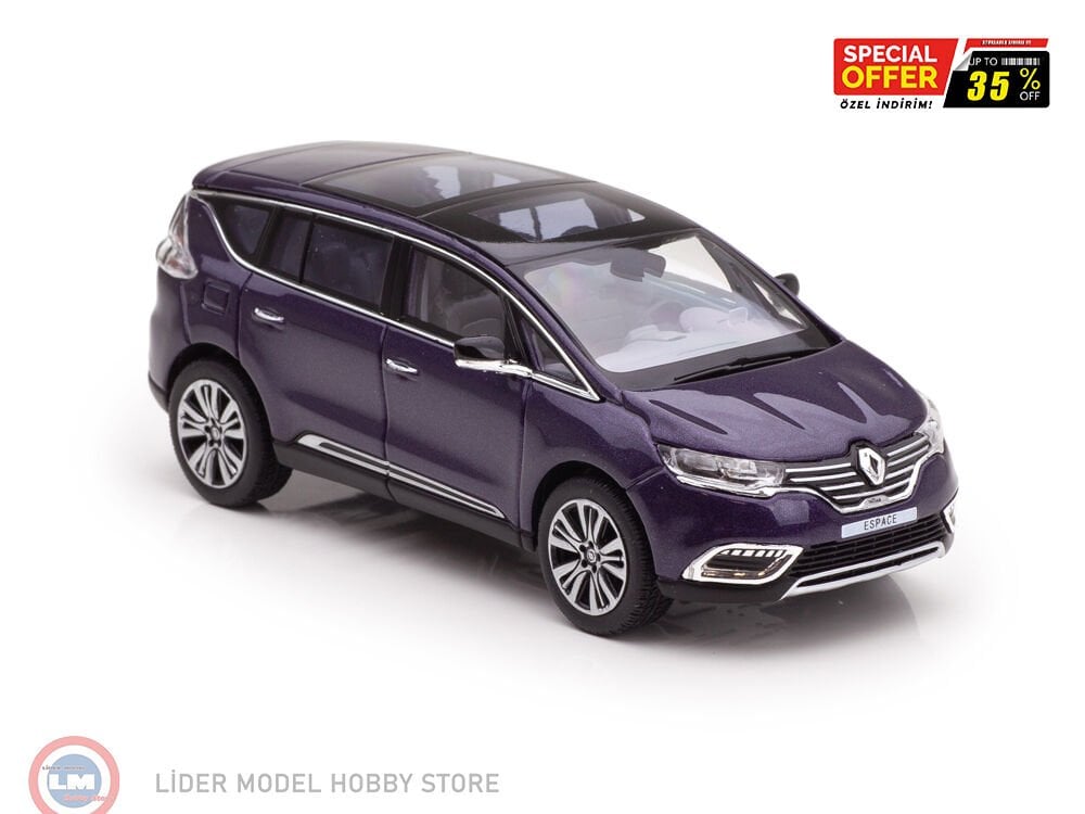 1:43 2014 RENAULT ESPACE V Initiale améthyste