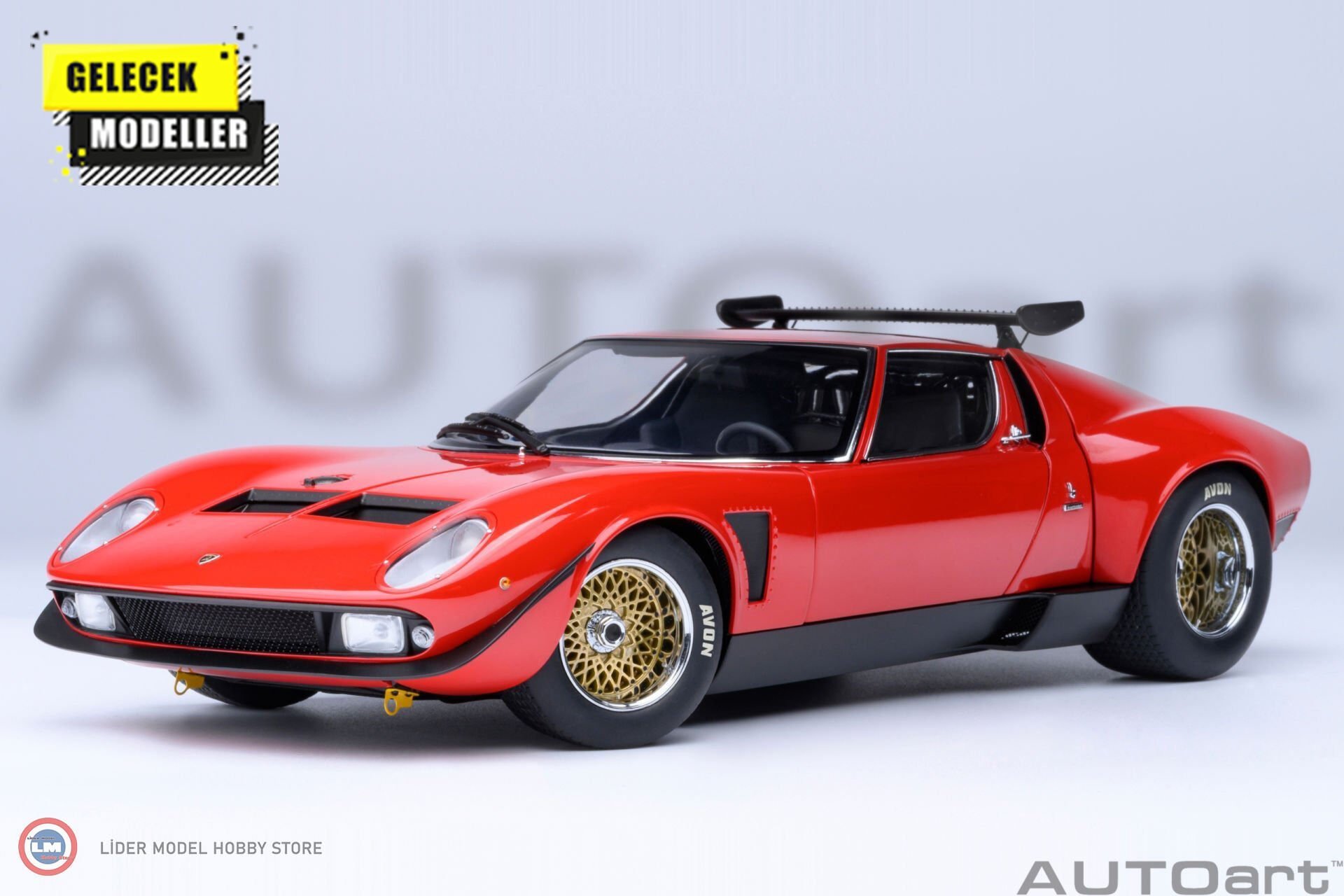 1:18 Autoart 1968 Lamborghini Miura Jota SVR