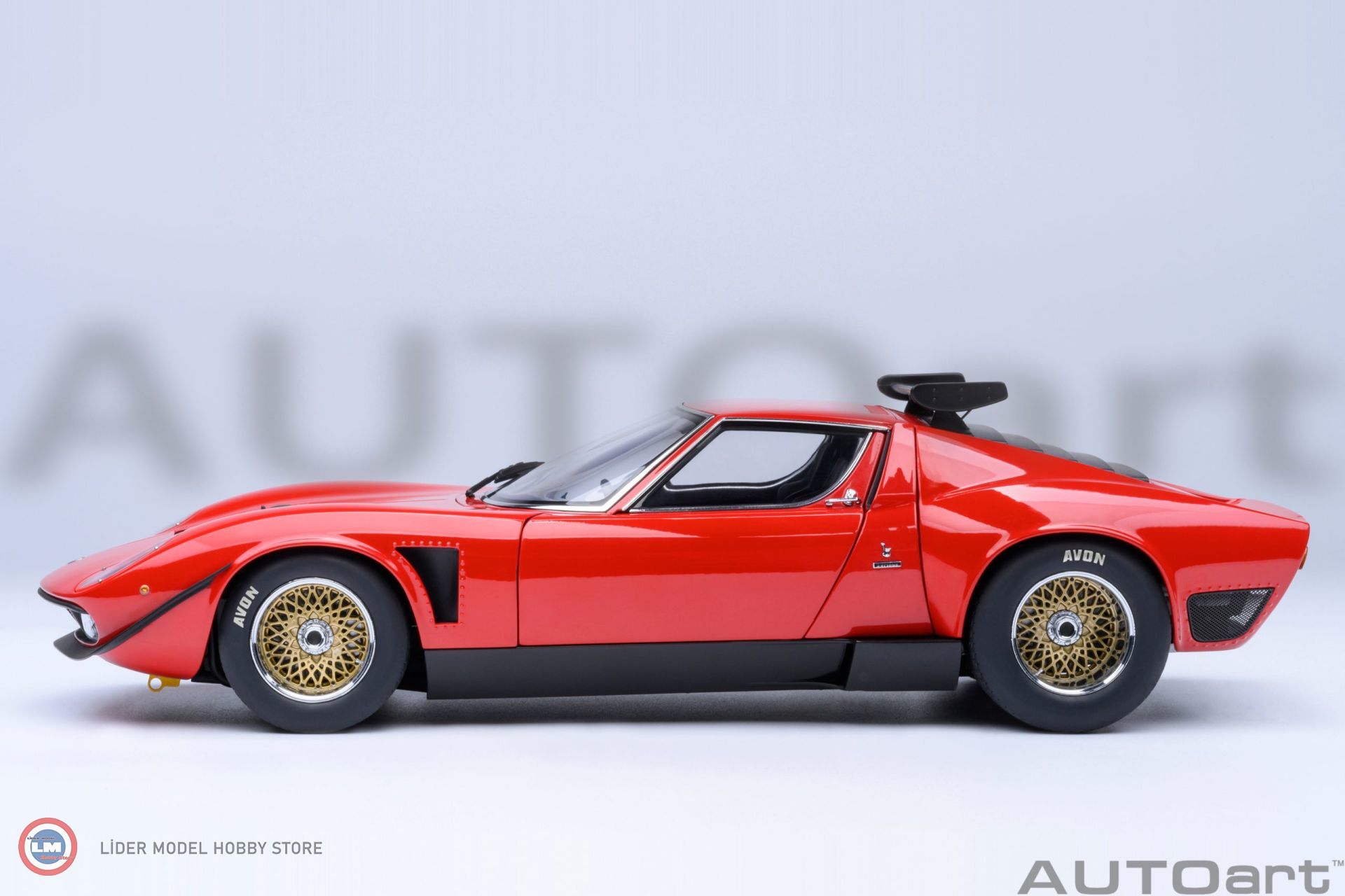 Macheta Auto De Inalta Calitate Lamborghini Miura JOTA SVR  1968 Scara 118 Autoart 674110791716