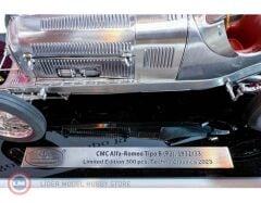 1:18 CMC 1933 Alfa Romeo P3 - Clear Finish - Techno Classica Special