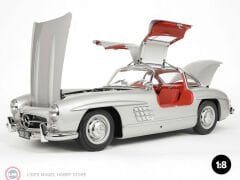 1:8 IXO KİT 1955 Mercedes Benz 300 SL Gullwing W198- silver