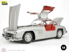 1:8 IXO KİT 1955 Mercedes Benz 300 SL Gullwing W198- silver