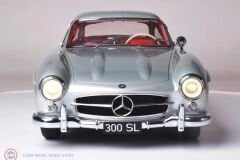 1:8 IXO KİT 1955 Mercedes Benz 300 SL Gullwing W198- silver