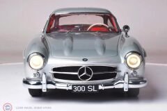 1:8 IXO KİT 1955 Mercedes Benz 300 SL Gullwing W198- silver