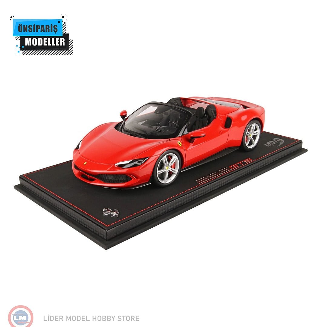 1:18 BBR 2022 2022 Ferrari 296 GTS SPIDER 2022 - CON VETRINA