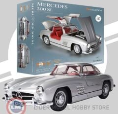 1:8 IXO KİT 1955 Mercedes Benz 300 SL Gullwing W198- silver