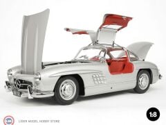 1:8 IXO KİT 1955 Mercedes Benz 300 SL Gullwing W198- silver