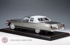 1:18 GLM/Stamp 1976 Cadillac Coupe de Ville Academy Gray Metallic