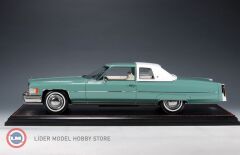 1:18 GLM/Stamp 1976 Cadillac Coupe de Ville Dunbarton Green