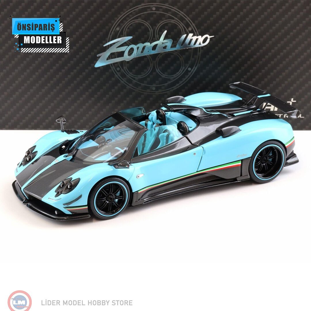 1:18 Almost Real 2016 Pagani Zonda Uno Light Blue