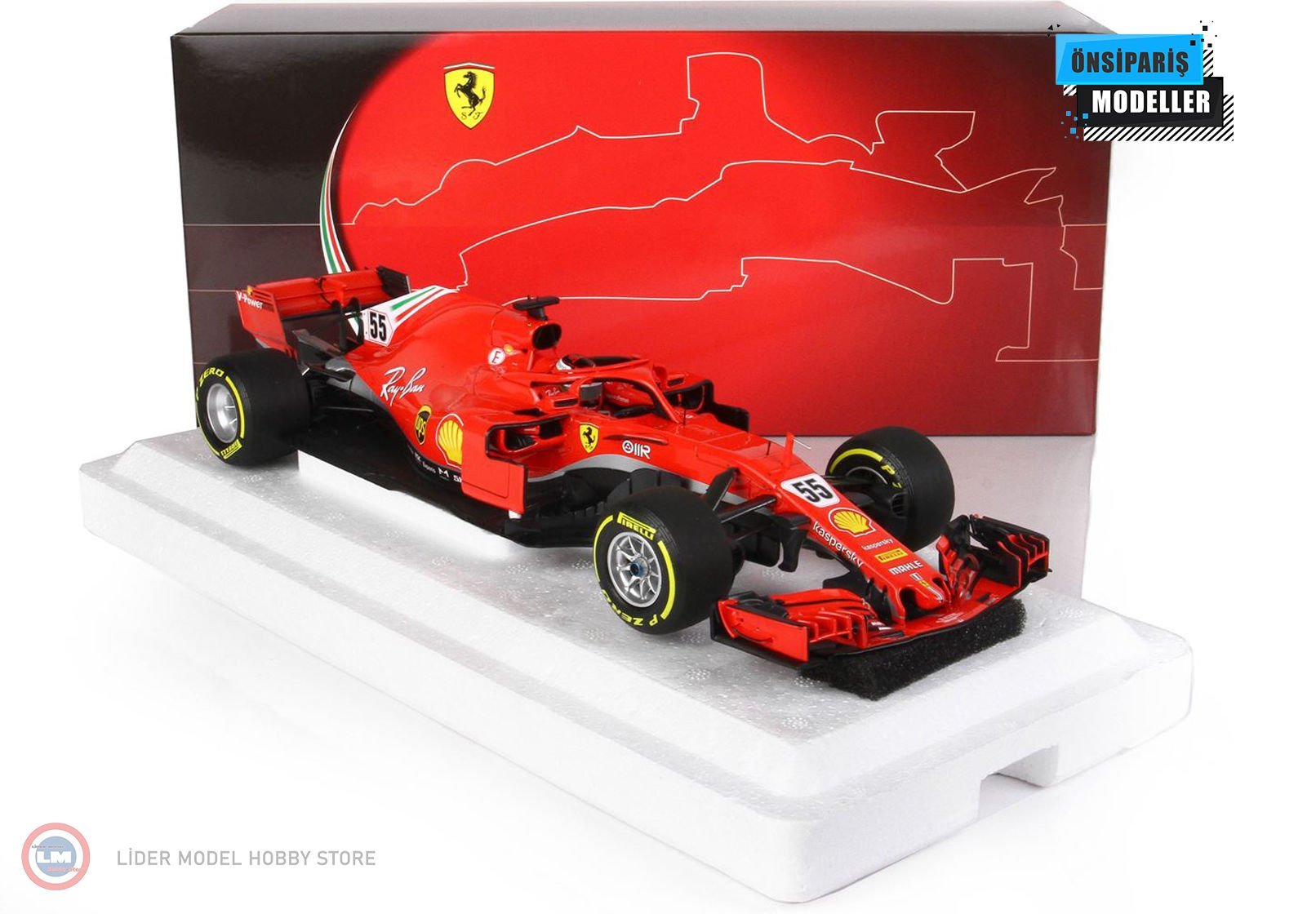 1:18 2021 FERRARI SF71H – SCUDERIA FERRARI – Calro Sainz - Testing Fiorano January