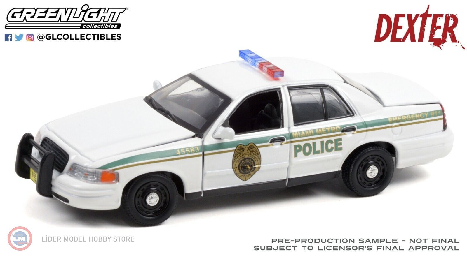 ミニカー GREENLIGHT 2001 FORD CROWN VICTORIA Greenlight - 1:43 Greenlight 2001 Ford Crown Victoria - 1.658,25