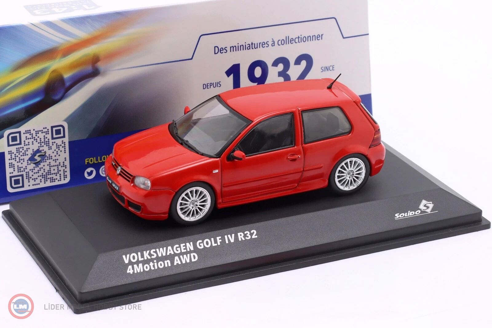 1:43 Solido 2003 VOLKSWAGEN Golf 4 (R32) 