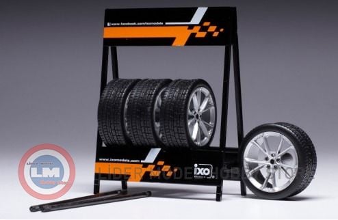 1:18 IXO Hyundai N Type Standlı Jant Lastik Seti