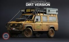 1:18 1993 Land Rover Defender 110 Camel Trophy  Support Unit Sabah Malaysia Dirty Version