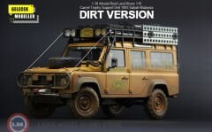 1:18 1993 Land Rover Defender 110 Camel Trophy  Support Unit Sabah Malaysia Dirty Version