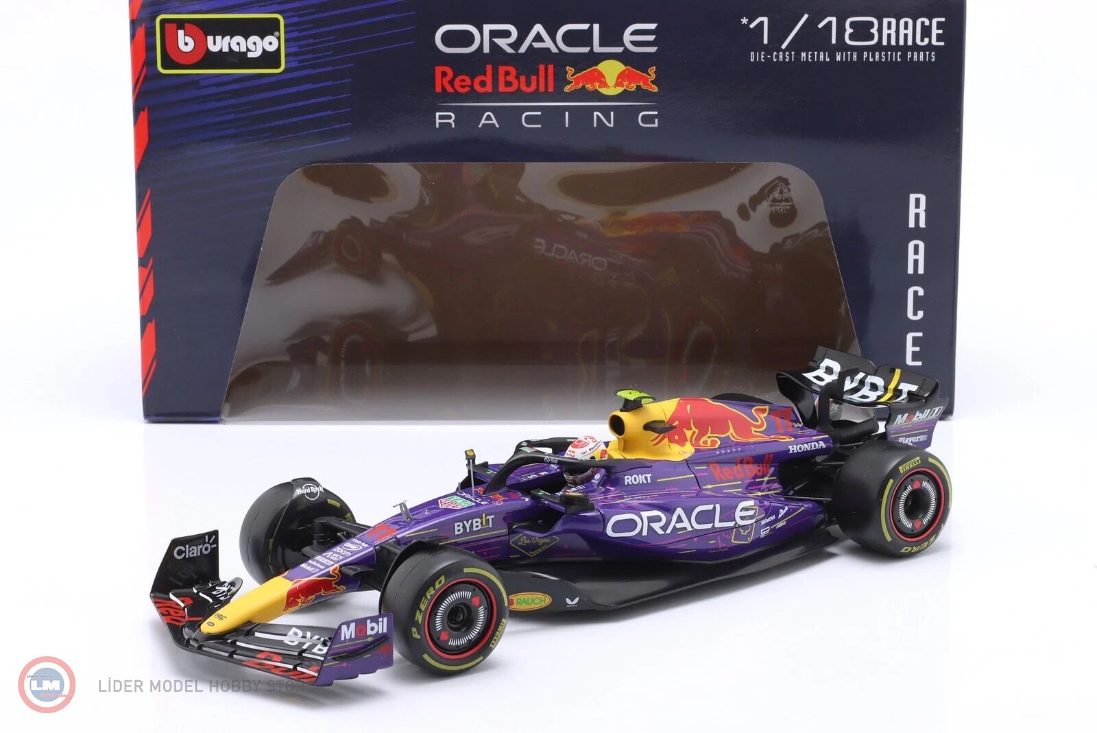 1:18 Burago 2023 Red Bull RB19, #11, Oracle Red Bull Racing - S.Perez