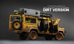 1:18 1993 Land Rover Defender 110 Camel Trophy  Support Unit Sabah Malaysia Dirty Version