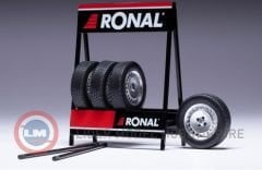 1:18 IXO Ronal Turbo Standlı Jant Lastik Seti