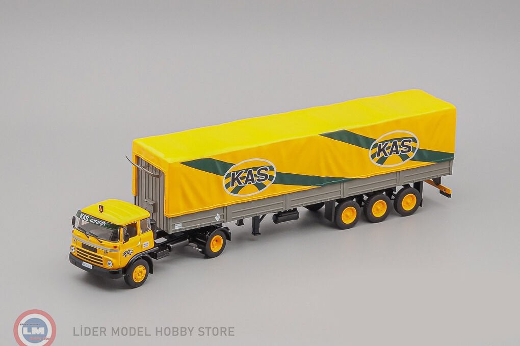 1:43 Atlas 1967 BARREIROS SUPER AZOR TRUCK TELONATO KAS TRANSPORTS