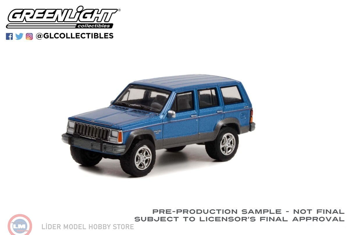 1:64 Greenlight 1991 Jeep Cherokee Jeep 80th Anniversary Edition
