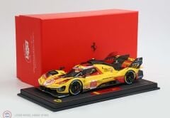 1:18 BBR 2024 Ferrari 499P No83 Le Mans Kubica Ye Shwartzman