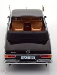1:18 KK Scale 1965 Mercedes Benz 600 W100 Landaulet Queen Elizabeth II  Kiesinger
