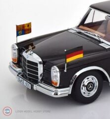 1:18 KK Scale 1965 Mercedes Benz 600 W100 Landaulet Queen Elizabeth II  Kiesinger