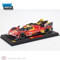 1:18 BBR 2024 Ferrari 499P No50 Winner Le Mans Fuoco Nielsen Molina