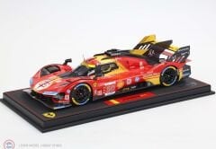 1:18 BBR 2024 Ferrari 499P No50 Winner Le Mans Fuoco Nielsen Molina