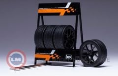 1:18 IXO RS3 - black Wheels - Standlı Jant Lastik Seti