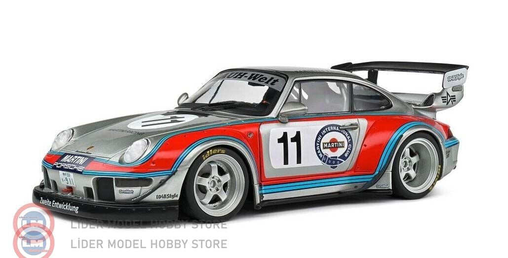 KUSURLU 1:18 Solido 2020 Porsche 911 (993) RWB Rauh #11 Martini Livery