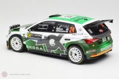 1:18 2023 Skoda Fabia Rallye 2 #24 Rallye Monte Carlo