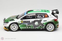 1:18 2023 Skoda Fabia Rallye 2 #24 Rallye Monte Carlo