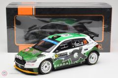 1:18 2023 Skoda Fabia Rallye 2 #24 Rallye Monte Carlo