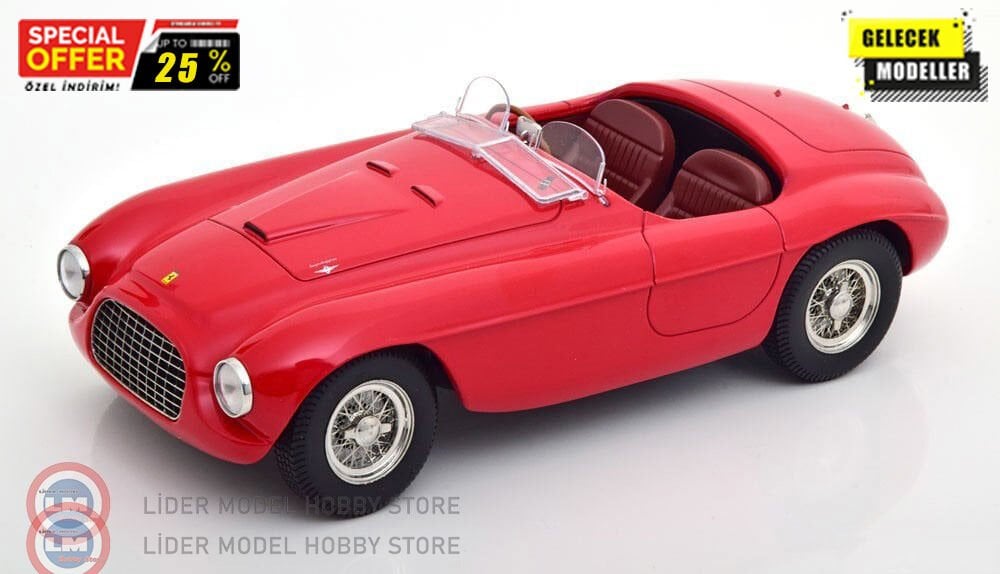 1:18 KK Scale 1949 Ferrari 166 MM Barchetta