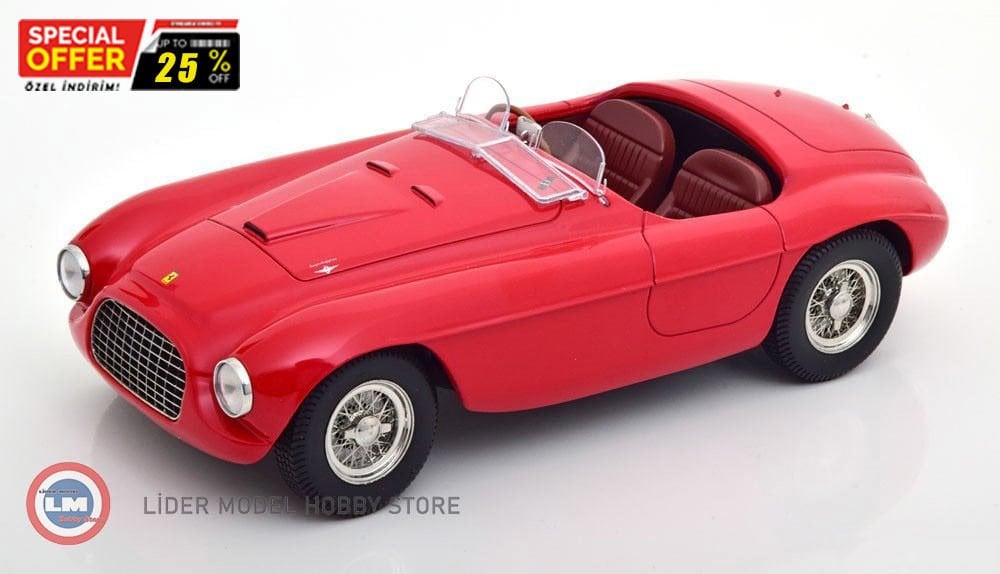 1:18 KK Scale 1949 Ferrari 166 MM Barchetta
