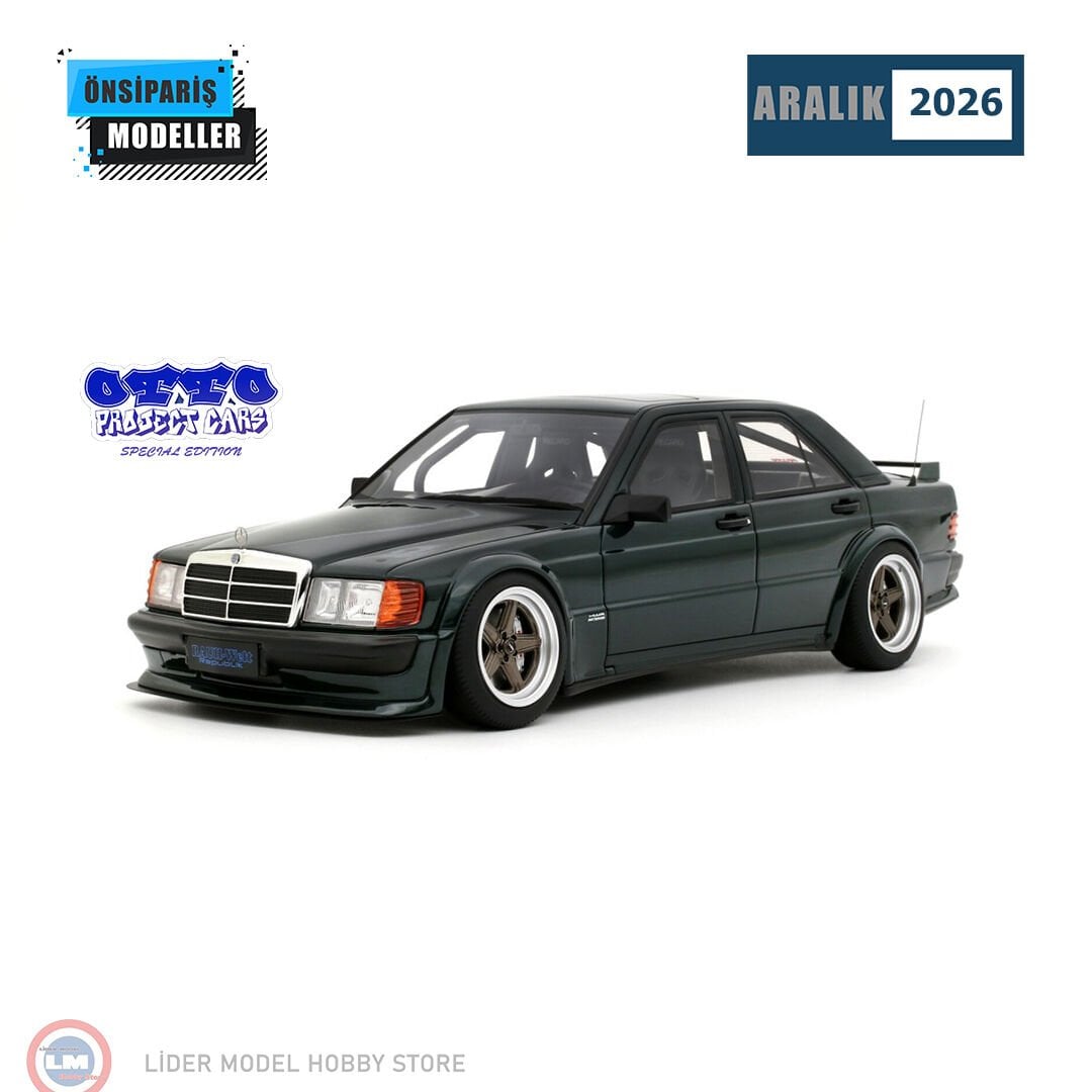 1:18 Otto Mercedes Benz 190E 2.5 16 RWR Porsche Racing Green