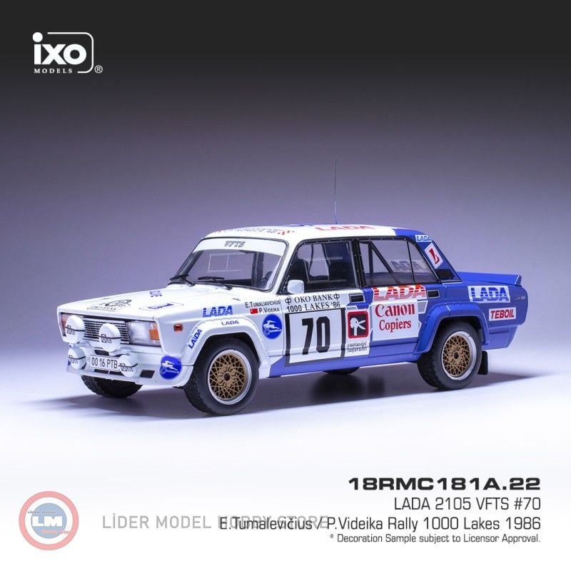 1:18 1986 Lada 2105 VFTS #70, 1000 Lakes Rallye