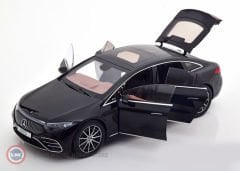 1:18 NZG 2022 Mercedes Benz EQS AMG Line V297 Obsidian Black