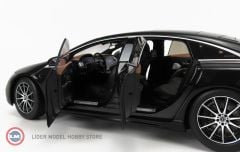 1:18 NZG 2022 Mercedes Benz EQS AMG Line V297 Obsidian Black