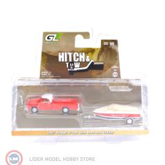1:64 Greenlight 1967 Dodge D100 with Boat and Trailer
